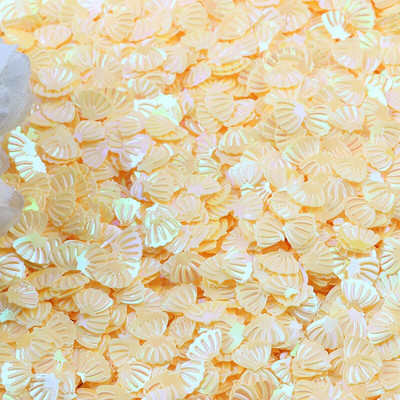 Šljokice u obliku školjke PVC masivne šljokice Svjetlucave šljokice za šivanje ukrasa za nokte Konfeti za vjenčanje 10 g