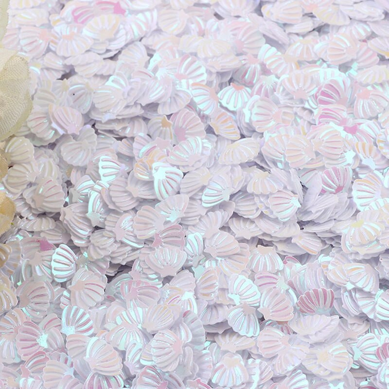 Šljokice u obliku školjke PVC masivne šljokice Svjetlucave šljokice za šivanje ukrasa za nokte Konfeti za vjenčanje 10 g