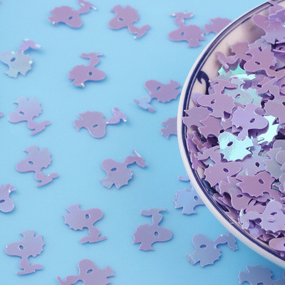 10g uus PVC multikas koer lahtised litrid Pailletid õmblemine käsitöö isetegemise tarvikud pulmarõivad küünekunsti kaunistused: 10*13mm