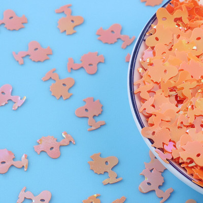 10g uus PVC multikas koer lahtised litrid Pailletid õmblemine käsitöö isetegemise tarvikud pulmarõivad küünekunsti kaunistused: 10*13mm