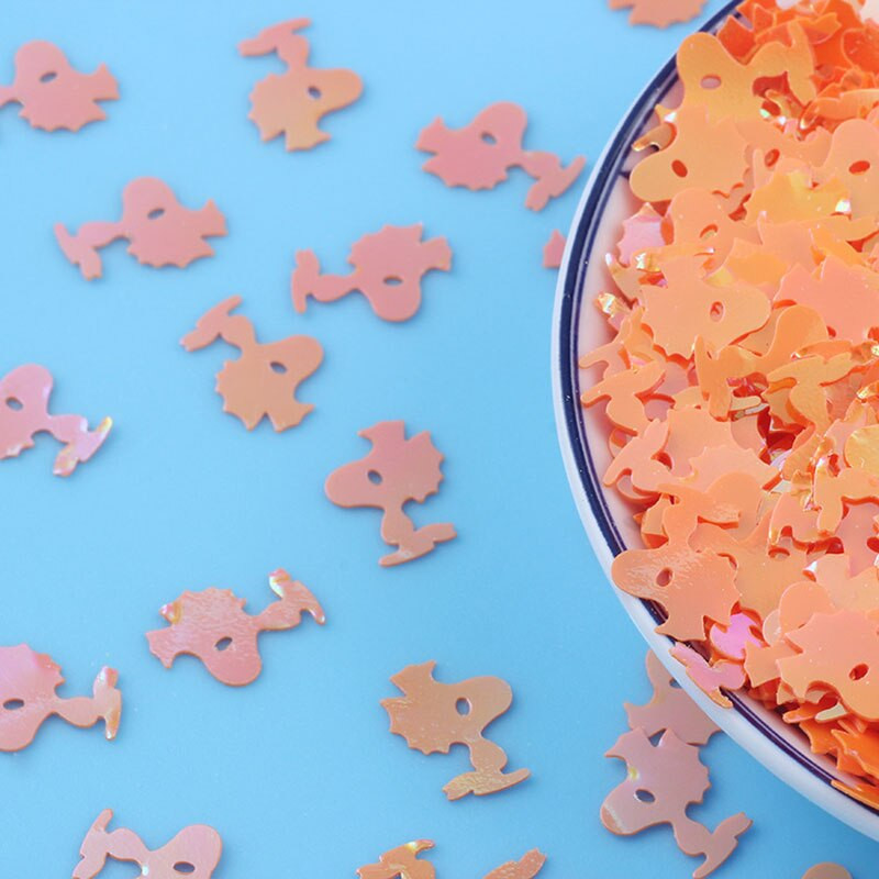 10g uus PVC multikas koer lahtised litrid Pailletid õmblemine käsitöö isetegemise tarvikud pulmarõivad küünekunsti kaunistused: 10*13mm