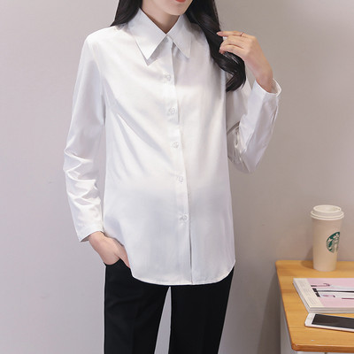 Klassikalise kraega naiste särk rasedatele naistele