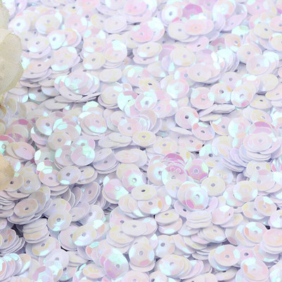 6 mm ümmargune nõgus leht PVC lahtised litrid õmblemine pulmakaunistuseks riided kleidid kingad ja mütsid isetegemise hulgimüük