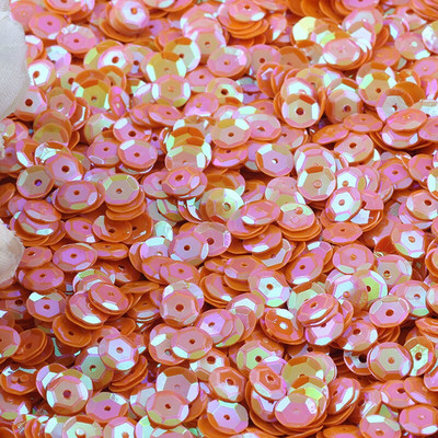 6 mm ümmargune nõgus leht PVC lahtised litrid õmblemine pulmakaunistuseks riided kleidid kingad ja mütsid isetegemise hulgimüük