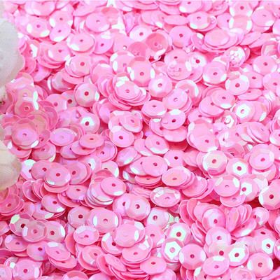 6 mm ümmargune nõgus leht PVC lahtised litrid õmblemine pulmakaunistuseks riided kleidid kingad ja mütsid isetegemise hulgimüük