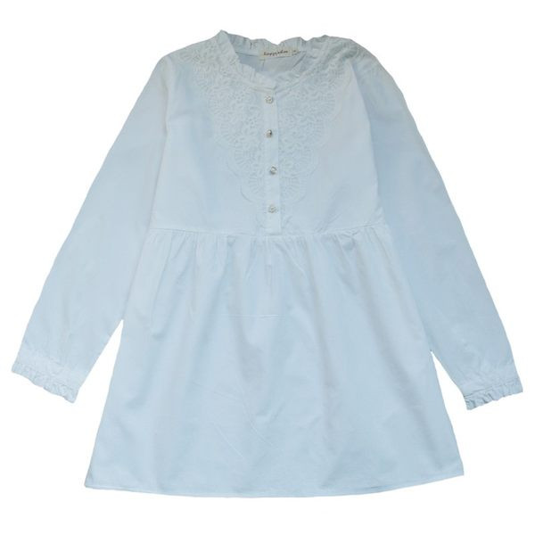 Μοντέρνο φθινοπωρινό πουκάμισο εγκυμοσύνης με κέντημα και κουμπιά