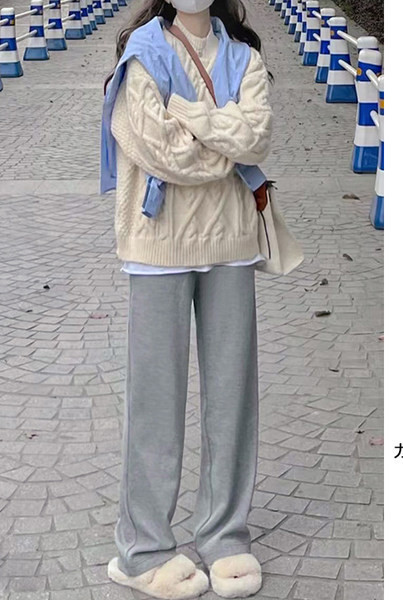 Ženske široke hlače - za trudnice