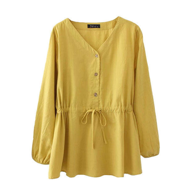 Naiste nööpide ja paeltega särk rasedatele naistele