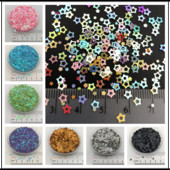 3mm Hollow Star S Shape PVC lahtised litrid Glitter Paillettes küünte kunsti maniküüri, pulmakonfettide jaoks, aksessuaarid kaunistuseks/Cr