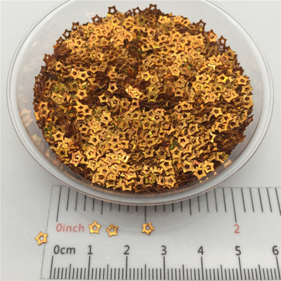 3mm Hollow Star S Shape PVC lahtised litrid Glitter Paillettes küünte kunsti maniküüri, pulmakonfettide jaoks, aksessuaarid kaunistuseks/Cr