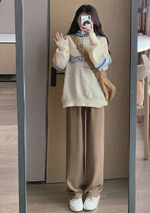 Široke hlače za trudnice s visokim strukom