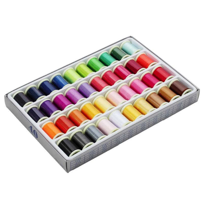 40 de culori 120D/2 ață de brodat computerizată pentru mașină de brodat 280M ață de brodat nețesată ață de bricolaj mozaic