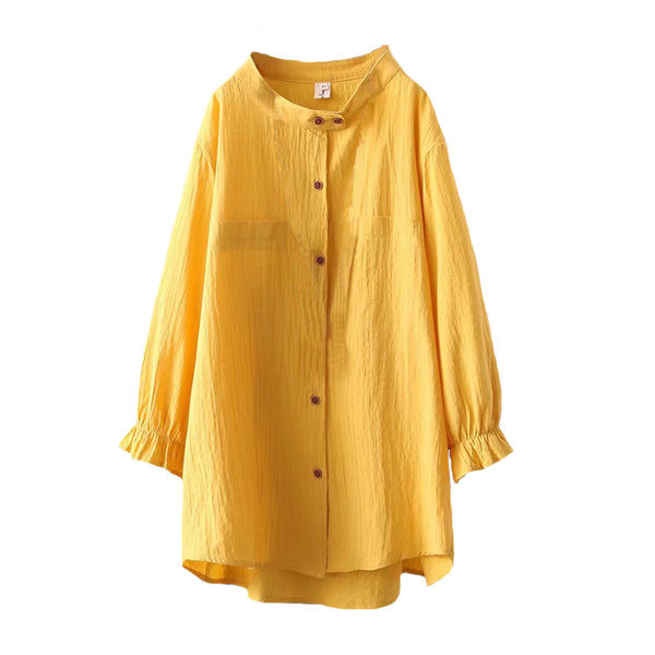 Naiste nööbiga rasedate särk