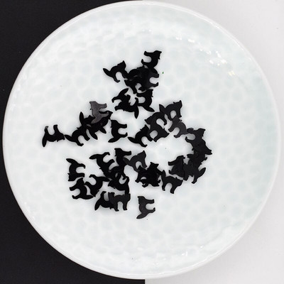 25g/partii 4*8mm Pisike halloweeni nahkhiir/kassi lahtised litrid kaunid käsitööd küünekunsti jaoks Ise isetegemise aksessuaarid lastele isetegemise väljalõigete album