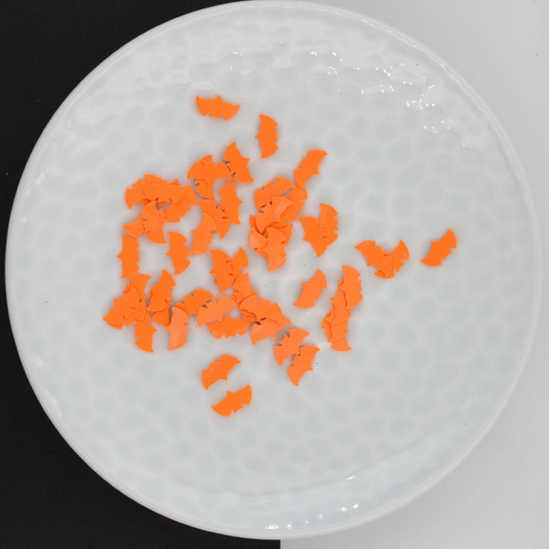 25g/partii 4*8mm Pisike halloweeni nahkhiir/kassi lahtised litrid kaunid käsitööd küünekunsti jaoks Ise isetegemise aksessuaarid lastele isetegemise väljalõigete album