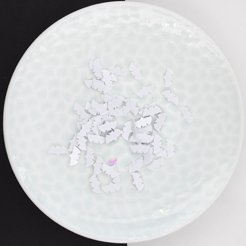 25g/partii 4*8mm Pisike halloweeni nahkhiir/kassi lahtised litrid kaunid käsitööd küünekunsti jaoks Ise isetegemise aksessuaarid lastele isetegemise väljalõigete album