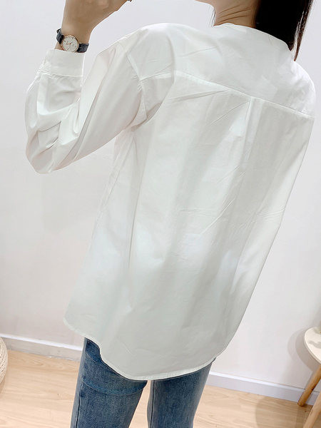 Casual γυναικείο πουκάμισο δύο μοντέλων με κουμπιά κατάλληλο για εγκύους