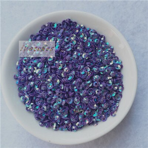 3000 τμχ (10 γραμμάρια) 3 χιλιοστά Crystal Pink Purple Deep Cup Sequins Paillette Διακοσμητικά ραψίματος Ευρήματα Γυναικεία Diy Αξεσουάρ για γάμο