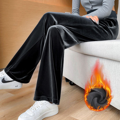 Γυναικείο ψηλόμεσο βελούδινο παντελόνι εγκυμοσύνης