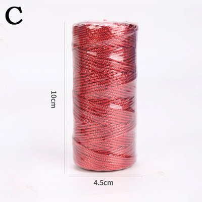 Σειρά ετικετών 1,5*100 χιλιοστών 16 σκέλη Πλεκτό χρυσό πάρτι δώρου Σειρά συσκευασίας Τσάντα συσκευασίας ψησίματος Σειρά δεσίματος Diy διακόσμηση σπιτιού