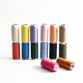 5 ролки/комплект Домашни цветни малки ролки с конци Ръчно шиене, подходящи за ръчна шевна машина Направи си сам, кърпене на дрехи, панталони