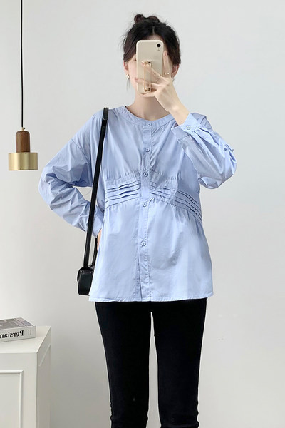 Γυναικείο μακρυμάνικο πουκάμισο για εγκύους