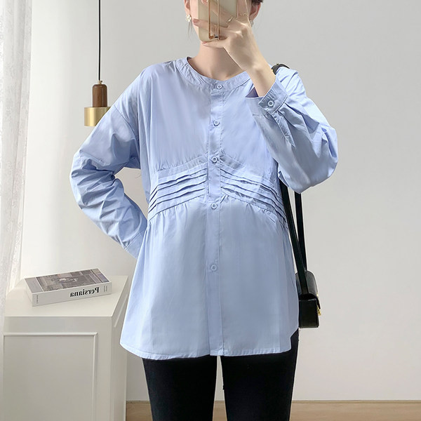 Γυναικείο μακρυμάνικο πουκάμισο για εγκύους