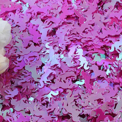 10g AB boje 15*20mm u obliku jednoroga šljokice diy ručno izrađene razine scenski nastupi Odjevni predmeti Pribor za šivanje Paillettes