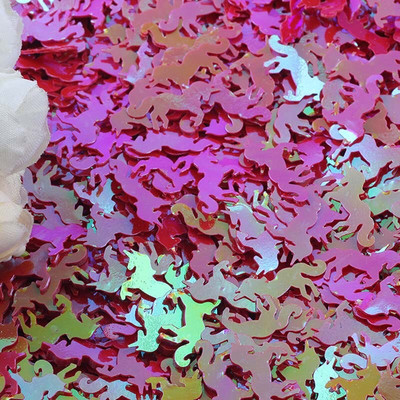 10g AB boje 15*20mm u obliku jednoroga šljokice diy ručno izrađene razine scenski nastupi Odjevni predmeti Pribor za šivanje Paillettes