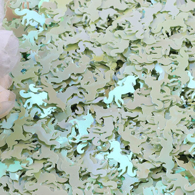 10g AB boje 15*20mm u obliku jednoroga šljokice diy ručno izrađene razine scenski nastupi Odjevni predmeti Pribor za šivanje Paillettes