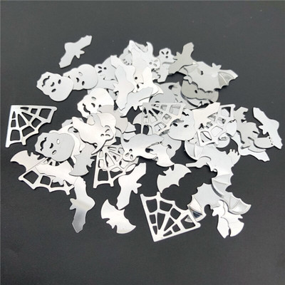 20 γραμμάρια αποκριάτικη γάτα, αράχνη, ιστός αράχνης. Φάντασμα, μάγισσα, κρανίο, νυχτερίδα, κολοκύθες χαλαρές παγιέτες παγιέτες για παπούτσια, καπέλο, παιδιά DIY, χειροτεχνίες