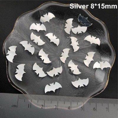 20 γραμμάρια αποκριάτικη γάτα, αράχνη, ιστός αράχνης. Φάντασμα, μάγισσα, κρανίο, νυχτερίδα, κολοκύθες χαλαρές παγιέτες παγιέτες για παπούτσια, καπέλο, παιδιά DIY, χειροτεχνίες