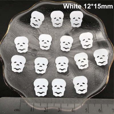 20 γραμμάρια αποκριάτικη γάτα, αράχνη, ιστός αράχνης. Φάντασμα, μάγισσα, κρανίο, νυχτερίδα, κολοκύθες χαλαρές παγιέτες παγιέτες για παπούτσια, καπέλο, παιδιά DIY, χειροτεχνίες