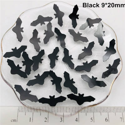 20 γραμμάρια αποκριάτικη γάτα, αράχνη, ιστός αράχνης. Φάντασμα, μάγισσα, κρανίο, νυχτερίδα, κολοκύθες χαλαρές παγιέτες παγιέτες για παπούτσια, καπέλο, παιδιά DIY, χειροτεχνίες