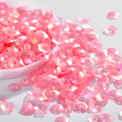 10 g/pachet mat roz amestec flori prune stea forme cochilii PET fulgi cană paiete vrac Paillettes accesorii de cusut și confeti de nuntă