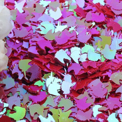 Lentejuelas 8*12mm Unicorn Shape Sequins Confetti Glitter Diy Χειροποίητα Ενδύματα Αξεσουάρ ραπτικής Paillettes Manualidades