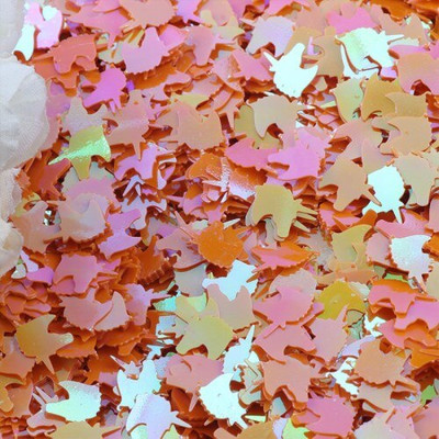 Lentejuelas 8*12mm Unicorn Shape Sequins Confetti Glitter Diy Χειροποίητα Ενδύματα Αξεσουάρ ραπτικής Paillettes Manualidades