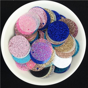10g(100Pcs) 20mm Flash Powder Παγιέτες γκλίτερ PVC Πιλέτες Sewing Craft DIY Αξεσουάρ για ένδυμα Lentejuelas Para Coser
