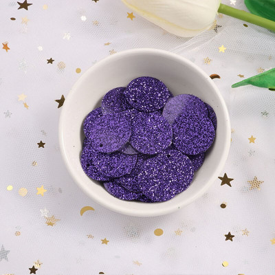10g(100Pcs) 20mm Flash Powder Παγιέτες γκλίτερ PVC Πιλέτες Sewing Craft DIY Αξεσουάρ για ένδυμα Lentejuelas Para Coser