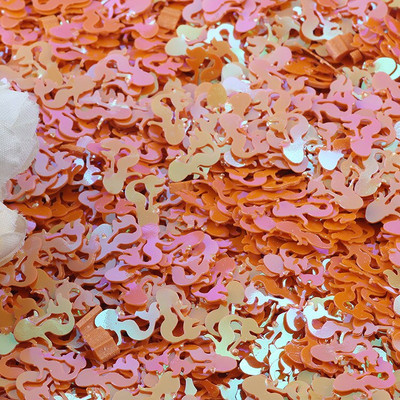 20g Sirenă de desene animate Paiete libere pentru artizanat Paillettes Glitter Confetti Accesorii de cusut DIY Manichiura Nail Art Decoration