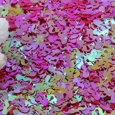 20g Sirenă de desene animate Paiete libere pentru artizanat Paillettes Glitter Confetti Accesorii de cusut DIY Manichiura Nail Art Decoration