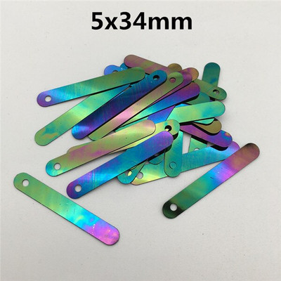 460/920 tk, 5x34 mm suur ristkülikukujuline latt, ühe auguga lame litrite õmblemine, pulmakäsitöö, naiste meisterdamise tarvikud lastele