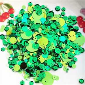 10 g/lot Mješano cvijeće Školjke Ovalne Okrugle rasute šljokice Paillettes Staklene perle Biserni rukotvorini za vjenčanja Žene Djeca Navidad Ukrasi diy