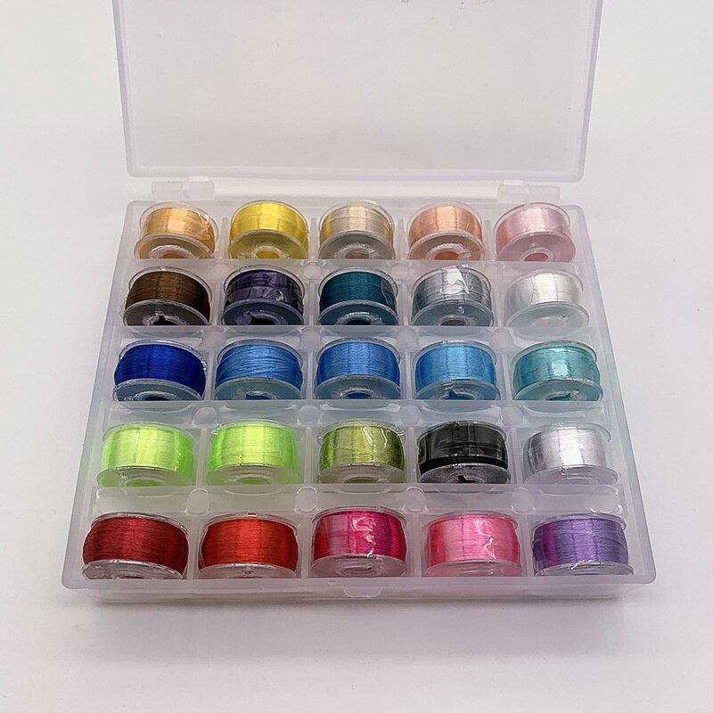 Daugiaspalvių siūlų ritės Siuvimo mašinų ritės Plastikinės ritės su siūlu siuvimo mašinoms Skiautinių siuvimo priedai