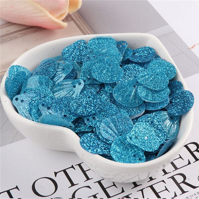 10 g 13 mm svjetlucavi prah svjetlucavi školjkasti oblik riblje ljuske šljokice PVC paillettes šivanje vjenčanica DIY Lentejuelas dodaci
