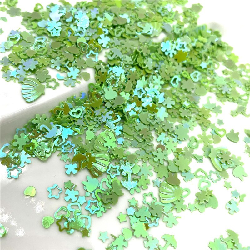 30 g AB mješavine oblika, šljokice, svjetlucave palete za DIY izradu noktiju, izradu rukotvorina, konfete za vjenčanje na veliko