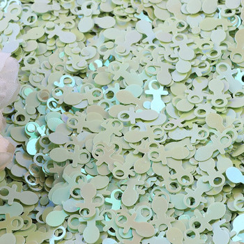 10g Πιπίλες σε σχήμα Πιπίλας για χειροτεχνίες Μίνι σπανγκλέ Παγιέτες Baby shower διακόσμηση DIY Ράψιμο Scrapbooking Lentejuelas Confetti