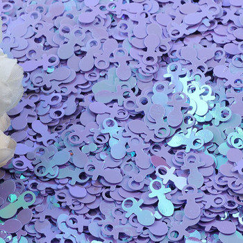 10g Πιπίλες σε σχήμα Πιπίλας για χειροτεχνίες Μίνι σπανγκλέ Παγιέτες Baby shower διακόσμηση DIY Ράψιμο Scrapbooking Lentejuelas Confetti