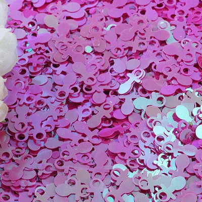 10g Paiete în formă de suzetă pentru artizanat Mini paiete Paiete Decor pentru Baby Shower Cusut DIY Scrapbooking Lentejuelas Confetti