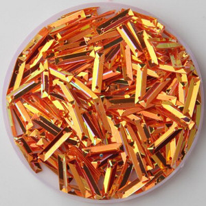 2000 kom/Partija 3x14 mm pravokutna čašica sa šljokicama za cipele, kape i odjeću Materijali za šivanje ukrasa/ljepotica za vjenčanje